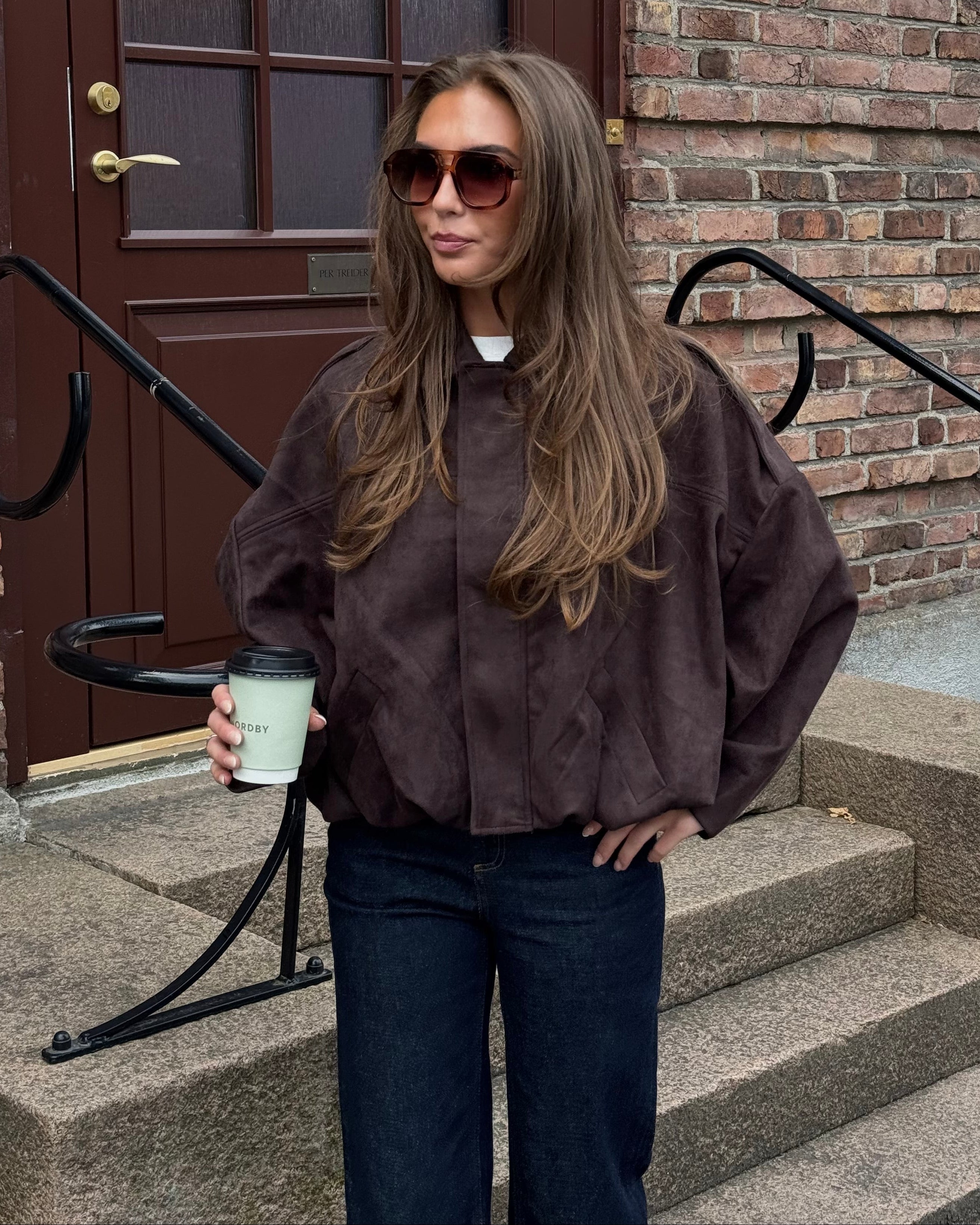 VMHAZEL Bomber Jacket - Seal Brown